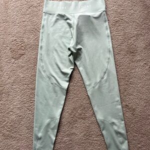 Pink Soda Sport Women Rezi Fitness Tight Medium Leggings Wicking Mint Green NEW